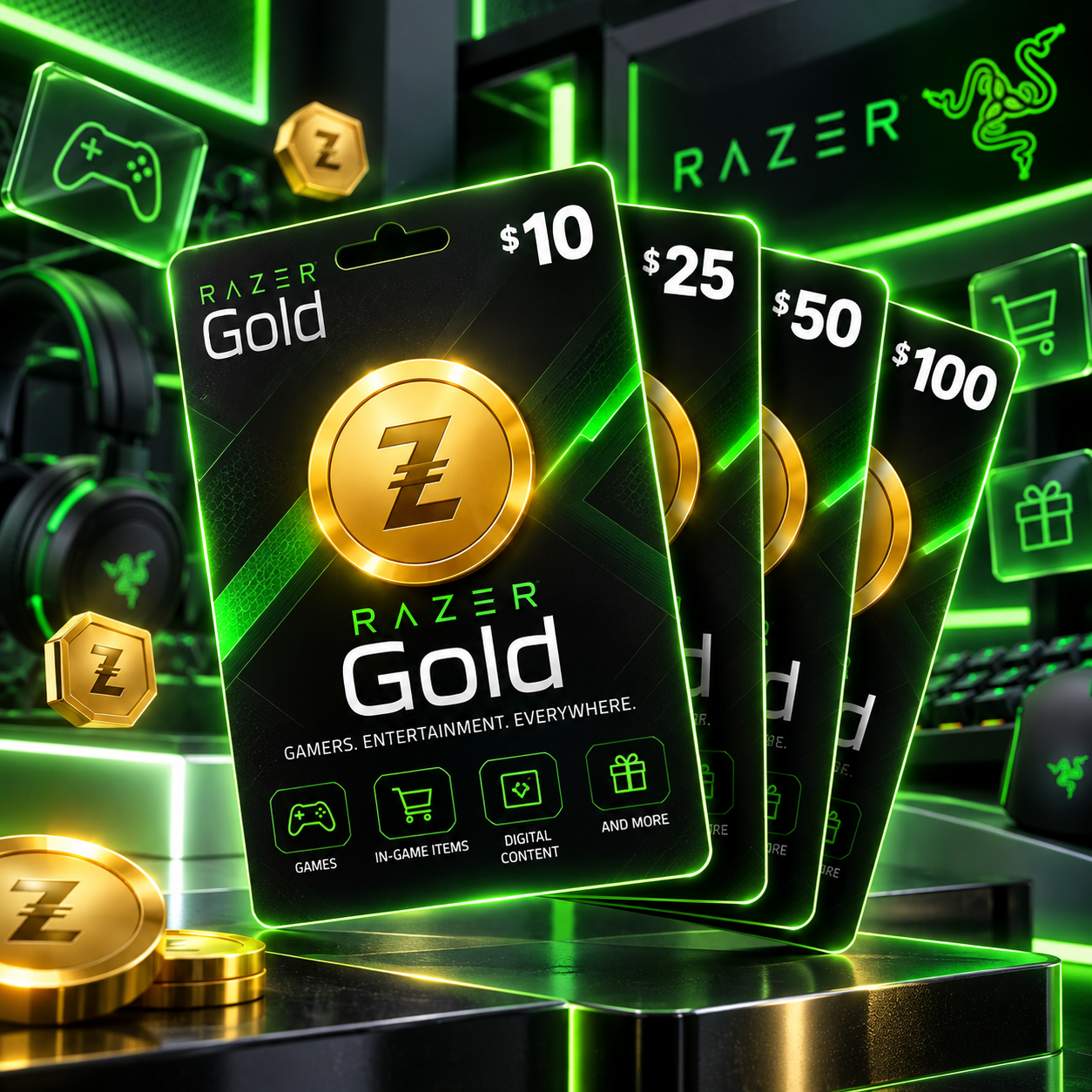 Razer Gold Gift card